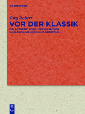 cover image of Vor der Klassik